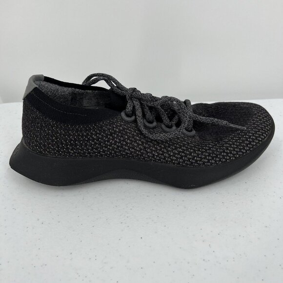 Allbirds Mens M10 Wool Running Shoes Lightweight Breathable Black & Gray - Picture 1 of 11